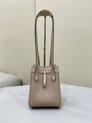Fendi Mini Origami 8BS083 Dove gray leather mini bag that can be transformed 8626As - Default Title - View 3