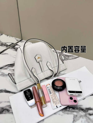 Fendi Mini Origami 8BS083 White leather mini bag that can be transformed 8626As - Default Title - View 9