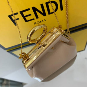 Fendi Nano First Charm Shoulder Bag 7AS051 Light Pink - Default Title - View 7