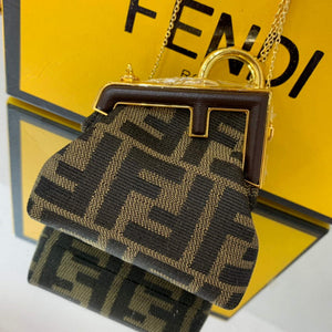 Fendi Nano First Charm Shoulder Bag 7AS051 FF Green - Default Title - View 5