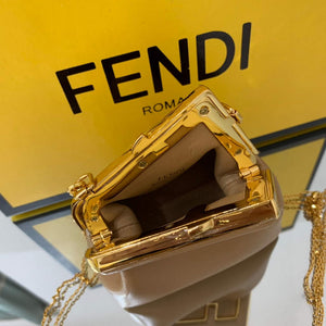 Fendi Nano First Charm Shoulder Bag 7AS051 Apricot - Default Title - View 8