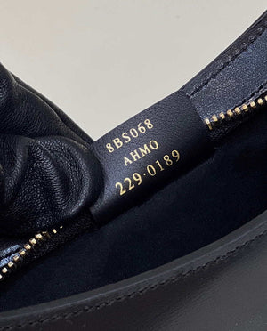 Fendi O'Lock Swing Camellia leather pouch 8BS068 Black - Default Title - View 8