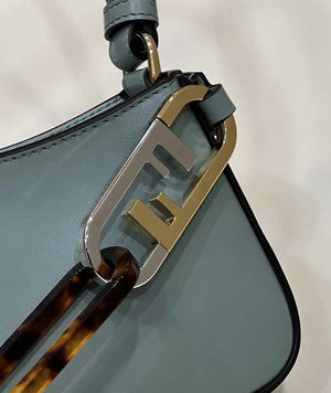 Fendi O'Lock Swing Camellia leather pouch 8BS068 Green - Default Title - View 7