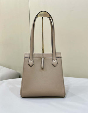 Fendi Origami Medium 8BH414 Dove Gray leather bag that can be transformed 8626A - Default Title - View 4