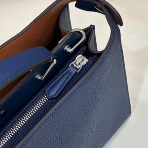 Fendi Peekaboo ISeeU Medium Navy Blue leather bag 7VA529 - Default Title - View 6