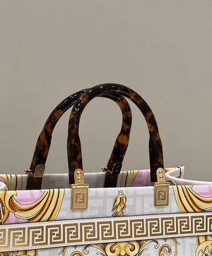 Fendi Sunshine Medium Tote Shoulder Bag 8BH386 Versace FF Logo - Default Title - View 6