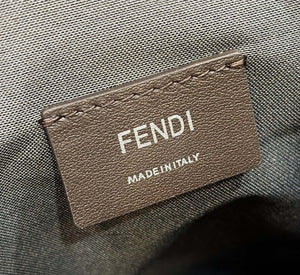 FENDI Thin Zipper Messenger Bag 7VA390 Brown FF jacquard fabric bag 8631 - Default Title - View 7