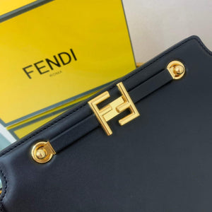 Fendi Touch Black leather Bag 8BT349 - Default Title - View 5