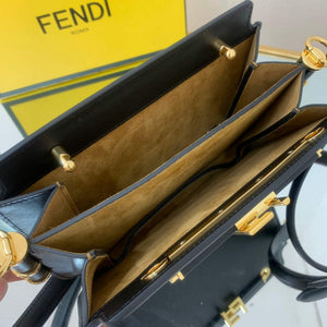 Fendi Touch Black leather Bag 8BT349 - Default Title - View 7