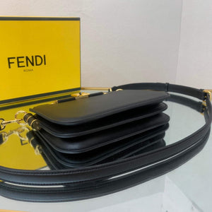 Fendi Touch Black leather Bag 8BT349 - Default Title - View 9