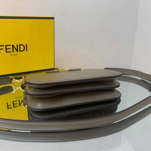 Fendi Touch Grey leather Bag 8BT349 - Default Title - View 9