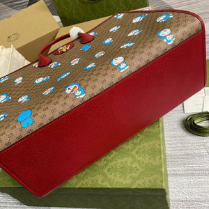 GG 653952 Gucci Doraemon x Gucci large Tote bag Red - luxibagsmall