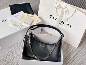 Givenchy BB50LGB1A4 Small Moon Cut Out bag in Leather Black - Default Title - View 1