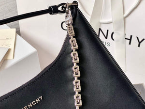 Givenchy BB50LWB1A4 Medium Moon Cut Out bag in leather Black - Default Title - View 5