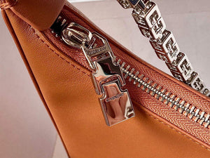 Givenchy BB50LWB1A4 Medium Moon Cut Out bag in leather Brown - Default Title - View 6