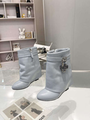 Givenchy BE603KE0YP Women's Shoes Shark Lock Ankle Boots G97116 - 35 - View 1