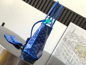 Goyard ANJOUSMINCG07TY07P Anjou Mini Bag Blue - Default Title - View 2