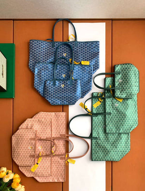 Goyard ANJOUSMINCG07TY07P Anjou Mini Bag Pearly Blue - Default Title - View 2