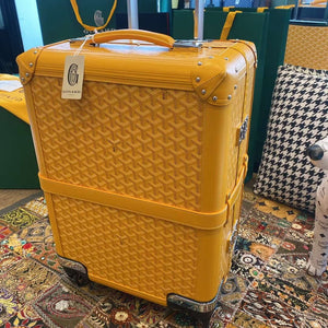 Goyard BOURG2PMLTY01CL03P Bourget PM Trolley Case G99017 Yellow - Default Title - View 1