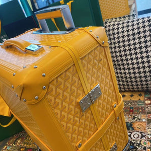 Goyard BOURG2PMLTY01CL03P Bourget PM Trolley Case G99017 Yellow - Default Title - View 5