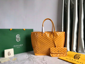 Goyard GMLTY01CL03P Saint Louis GM Bag Yellow - Default Title - View 1