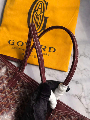 Goyard GMLTY01CL03P Saint Louis GM Bag Wine Red - Default Title - View 6