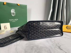Goyard GMLTY01CL03P Saint Louis GM Bag Brown with Navy Blue - Default Title - View 4