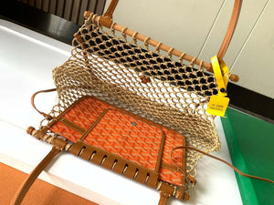 Goyard GY8112 Sac Aligre PM Mesh Bag Orange - Default Title - View 9