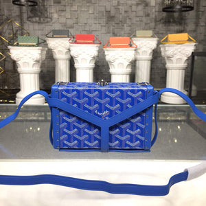 Goyard MINA08PMLTY01CL01P Minaudi¨¨re Trunk Bag Blue - Default Title - View 1
