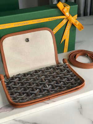 Goyard PLUMETPMLTY50CL50P Portefeuille Plumet Pocket Wallet Black& Brown - Default Title - View 4