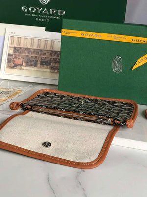 Goyard PLUMETPMLTY50CL50P Portefeuille Plumet Pocket Wallet Black& Brown - Default Title - View 5