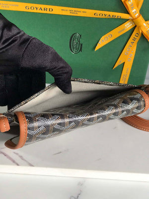 Goyard PLUMETPMLTY50CL50P Portefeuille Plumet Pocket Wallet Black& Brown - Default Title - View 6