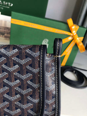 Goyard PLUMETPMLTY50CL50P Portefeuille Plumet Pocket Wallet Navy Blue - Default Title - View 5