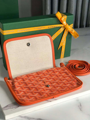 Goyard PLUMETPMLTY50CL50P Portefeuille Plumet Pocket Wallet Orange - Default Title - View 4