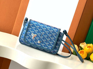 Goyard PLUMETPMLTY50CL50P Portefeuille Plumet Pocket Wallet Pearly Blue - Default Title - View 1