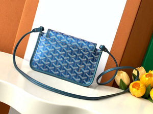 Goyard PLUMETPMLTY50CL50P Portefeuille Plumet Pocket Wallet Pearly Blue - Default Title - View 3