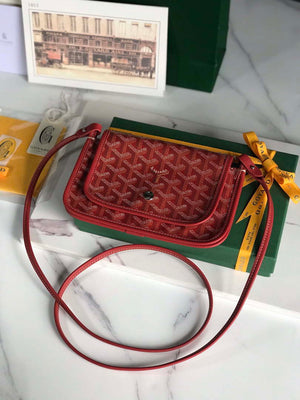 Goyard PLUMETPMLTY50CL50P Portefeuille Plumet Pocket Wallet Red - Default Title - View 9