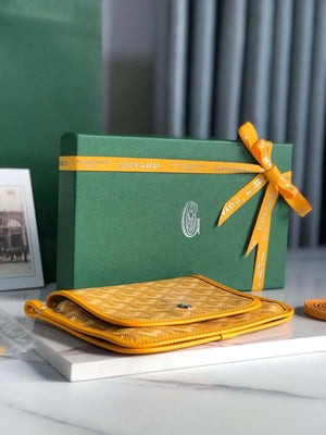 Goyard PLUMETPMLTY50CL50P Portefeuille Plumet Pocket Wallet Yellow - Default Title - View 4