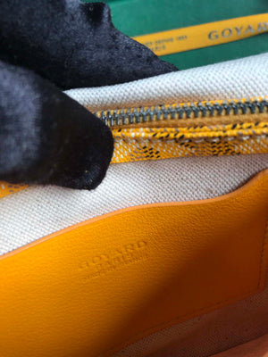 Goyard PLUMETPMLTY50CL50P Portefeuille Plumet Pocket Wallet Yellow - Default Title - View 7