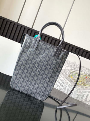 Goyard POICLAPMLTY11CL61P Poitiers Claire Voie Bag Gray &Black - Default Title - View 1
