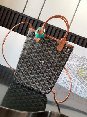Goyard POICLAPMLTY11CL61P Poitiers Claire Voie Bag Black &Brown - Default Title - View 1