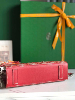 Goyard ROUETSMINTY08CL08P Rouette Structur¨¦ Mini Bag Red - Default Title - View 6