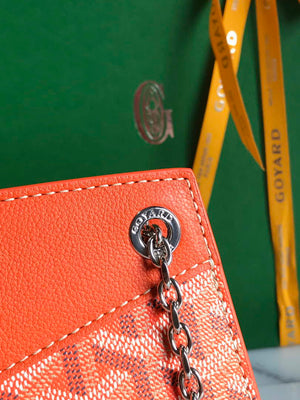 Goyard ROUETSMINTY08CL08P Rouette Structur¨¦ Mini Bag Orange - Default Title - View 5