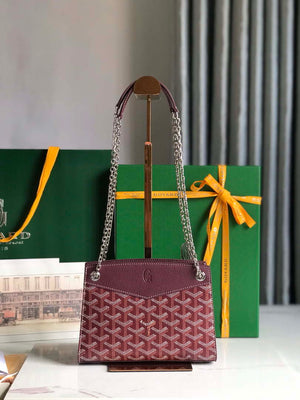 Goyard ROUETSMINTY08CL08P Rouette Structur¨¦ Mini Bag Wine Red - Default Title - View 2