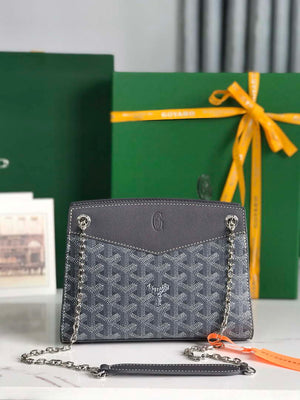 Goyard ROUETSMINTY08CL08P Rouette Structur¨¦ Mini Bag Gray - Default Title - View 2