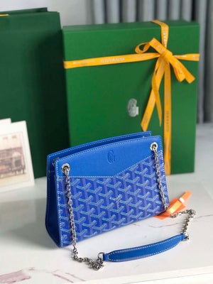 Goyard ROUETSMINTY08CL08P Rouette Structur¨¦ Mini Bag Blue - Default Title - View 2
