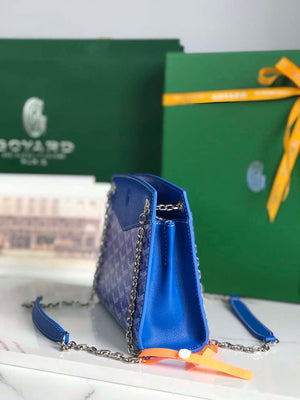 Goyard ROUETSMINTY08CL08P Rouette Structur¨¦ Mini Bag Blue - Default Title - View 3