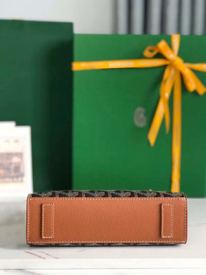 Goyard ROUETSMINTY08CL08P Rouette Structur¨¦ Mini Bag Brown - Default Title - View 7