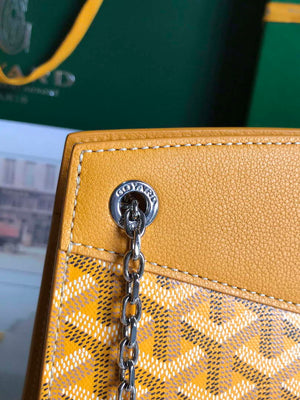 Goyard ROUETSMINTY08CL08P Rouette Structur¨¦ Mini Bag Yellow - Default Title - View 6