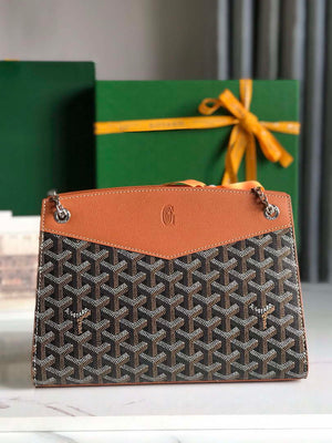 Goyard ROUETSPMLTY07CL07P Rouette Structur¨¦ PM Bag Brown - Default Title - View 3